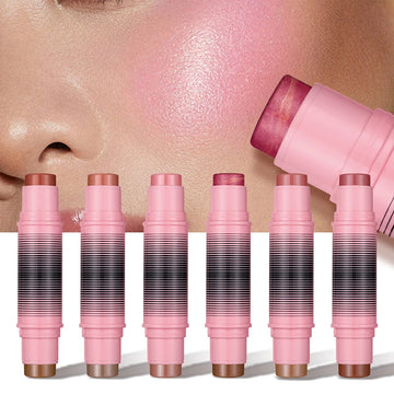Blush and contour multi-purpose stick. Simplify your daily makeup routine. Each duo of powder blushes will enhance your look