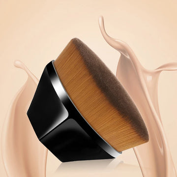 1 PCS Foundation Makeup Brushes Petal-Shaped Flat Top Kabuki Brush For Liquid Cream Or Cosmetics Tool