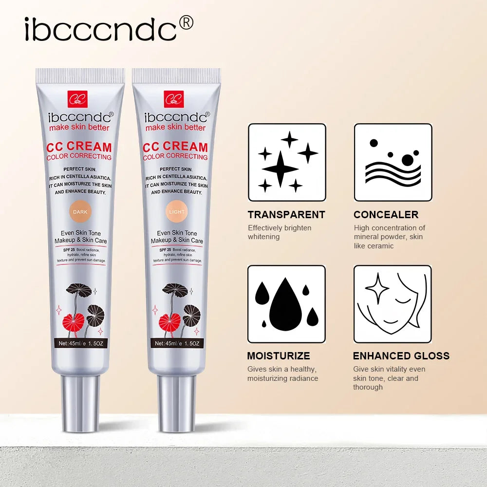 Female Makeup Base ErborianCC Cream  Concealer Full Coverage Foundation Cream for Face Cosmetics Moisture Beauty Health