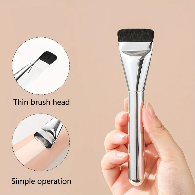 1/2Pc Ultra-Fine Foundation Makeup Brushes - Soft, Synthetic Bristles for Smooth, Flawless Coverage - Perfect for Everyday Use,