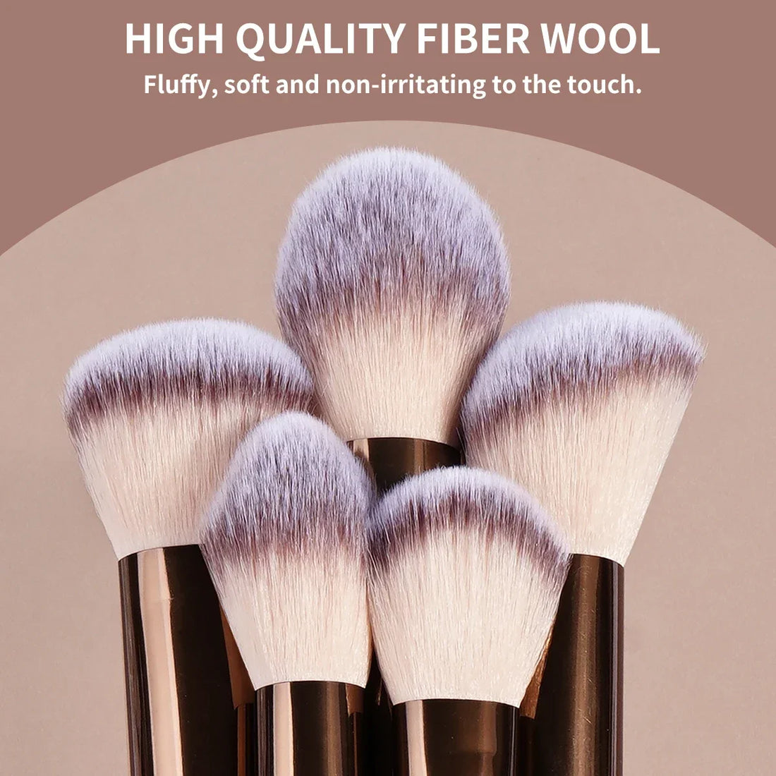 13PCS Makeup Brush Set - Foundation, Concealer, Eyeshadow & Blush Brushes for Face