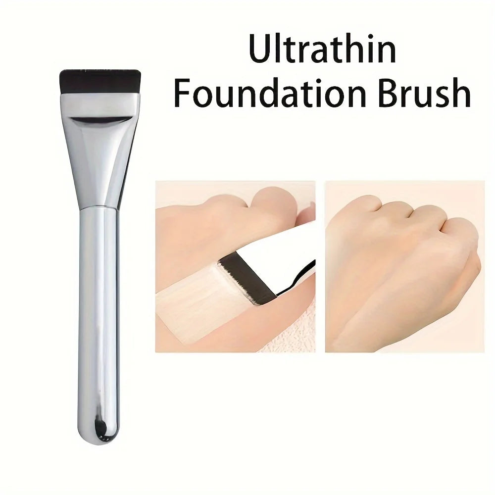 1/2Pc Ultra-Fine Foundation Makeup Brushes - Soft, Synthetic Bristles for Smooth, Flawless Coverage - Perfect for Everyday Use,
